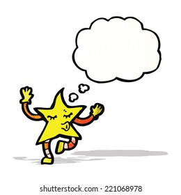cartoon star character
