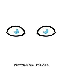 cartoon staring eyes