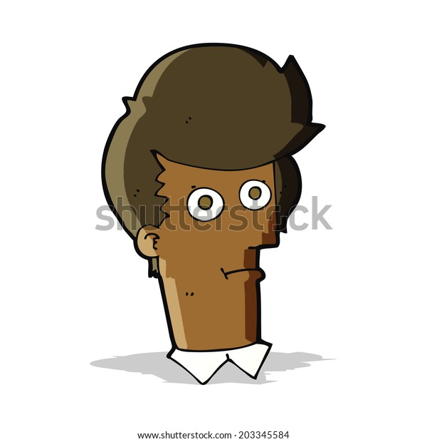 Cartoon Staring Face Stock Vector (Royalty Free) 203345584 | Shutterstock