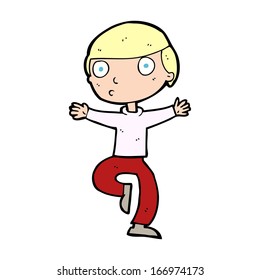 cartoon startled man