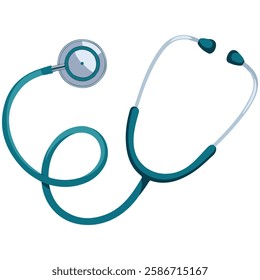 Cartoon Stethoscope Illustration Healthcare and Medicine
