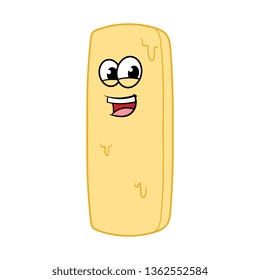 Cartoon Stick Butter Character