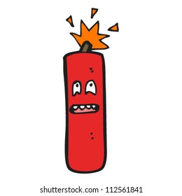 garrote de dibujos animados de dinamita