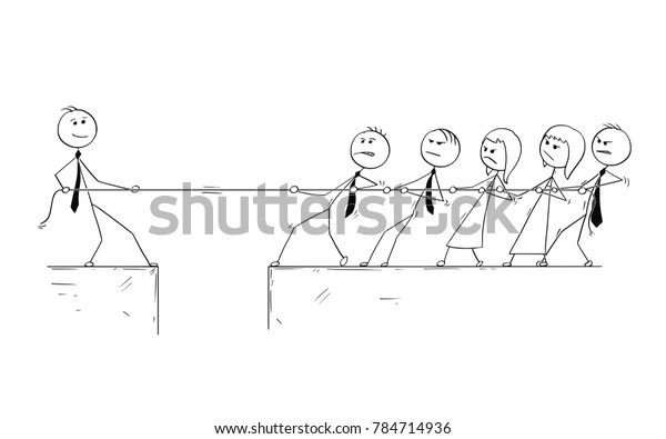 Cartoon Stick Man Drawing Conceptual Illustration Stock Vector (Royalty ...