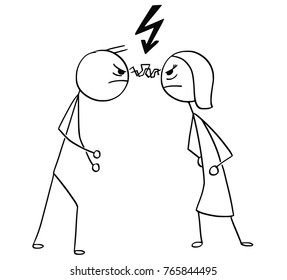 12 Stickman Fighting Couple Images, Stock Photos & Vectors | Shutterstock