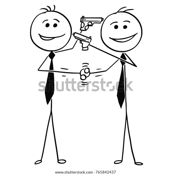 Cartoon Stick Man Drawing Illustration Two Stock Vector Royalty Free 765842437 5461