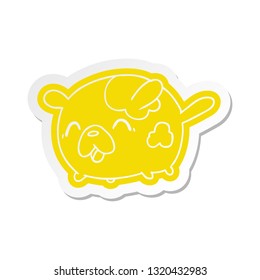 cartoon sticker kawaii cute patch dog