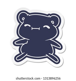 cartoon sticker kawaii cute teddy bear