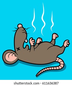 Cartoon Stinky Dead Rat