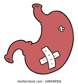 cartoon stomach