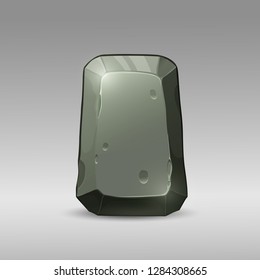 Cartoon stone.Vector illustration.
