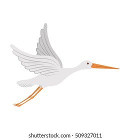 cartoon stork design