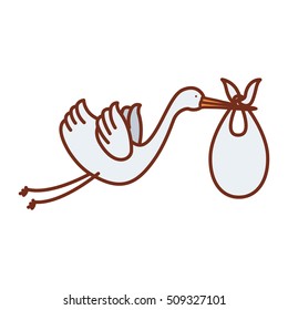 cartoon stork design