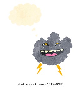 cartoon storm cloud