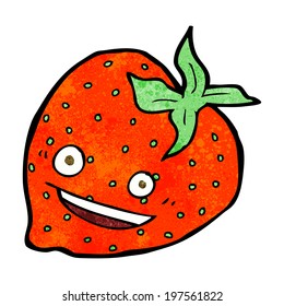 cartoon strawberry
