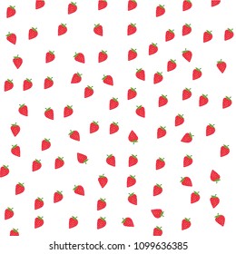 Cartoon Strawberry Background