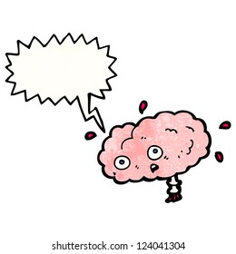 Cartoon-Stress-Gehirn