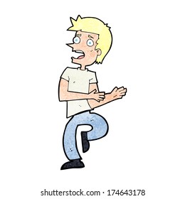 caricatura enfatizada hombre