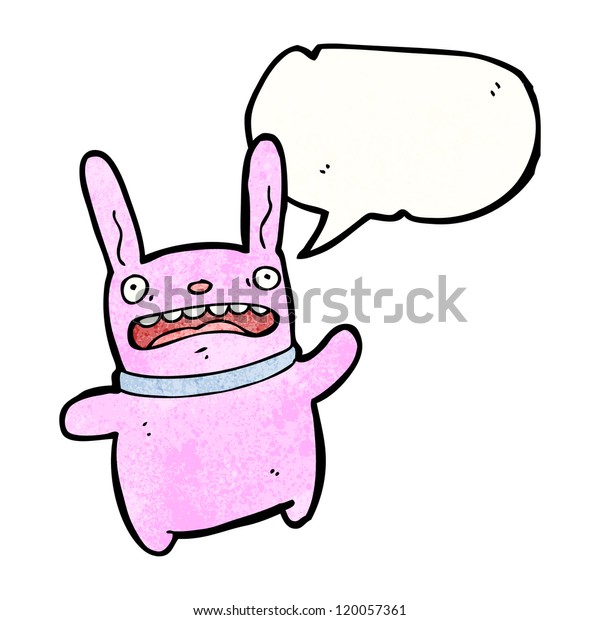 Cartoon Stressed Rabbit Stock Vector (Royalty Free) 120057361 ...