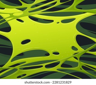 Cartoon stretched slime background. Sticky dripping slime, goo liquid mucus splatters flat vector background illustration. Dripping jelly design