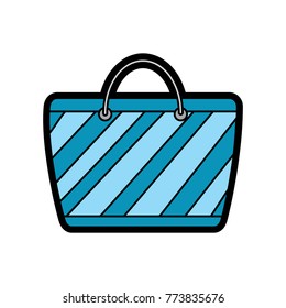 cartoon striped beach bag accessory