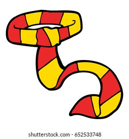 cartoon striped tie