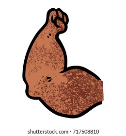 cartoon strong arm
