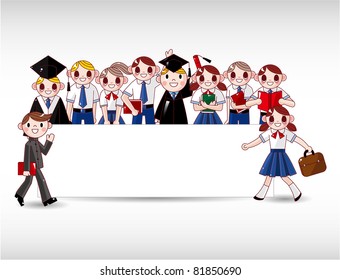 cartoon student card