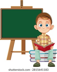 Estudiante la historieta se