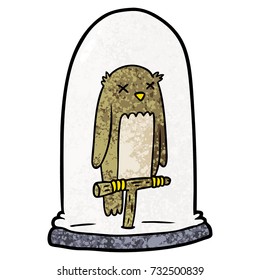 cartoon stuffed owl