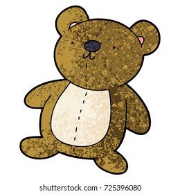 urso de brinquedo recheado de desenho animado