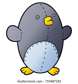 pingüino de juguete relleno de dibujos animados