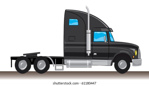 cartoon style black mule