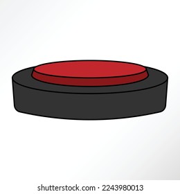 Cartoon style of bomb in vector