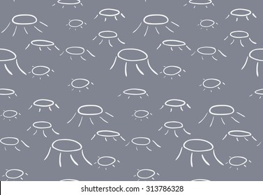 Cartoon style craters seamless texture