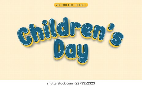 cartoon style and cute text effect, fun, happy kids theme 