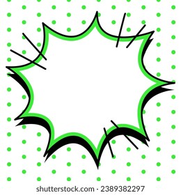 Cartoon Style Frame Pop Ads, Vector