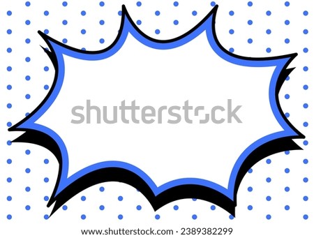 Cartoon Style Frame Pop Ads, Vector