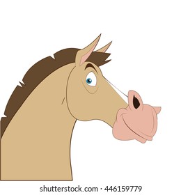 cartoon style horse icon