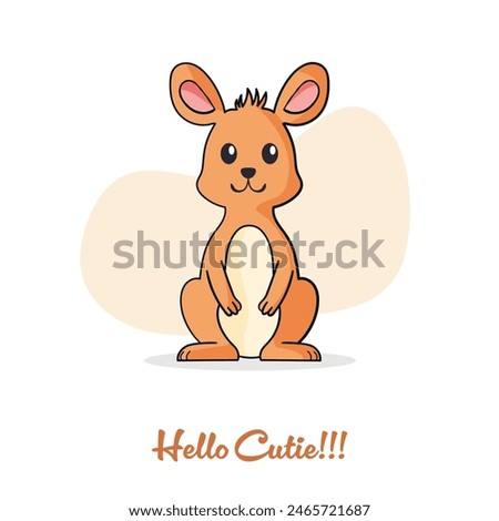Similar – Image, Stock Photo hello! kangaroo Kangaroo
