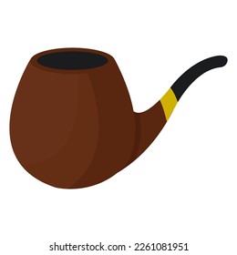 Tubo de humo a la antigua.