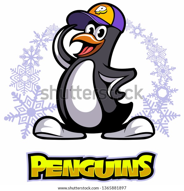 Cartoon Style Penguin Baseball Cap 