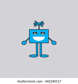 Cartoon style smiles