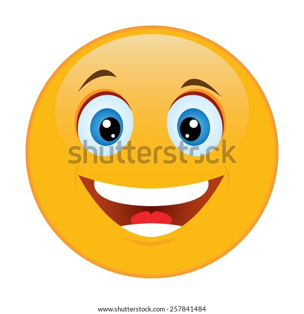 Cartoon Style Smiles Stock Vector (Royalty Free) 257841484