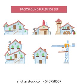 Cartoon styled house, vector illustration
