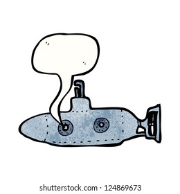 submarino de dibujos animados