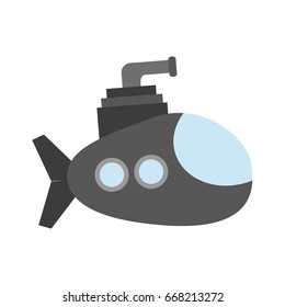 cartoon submarine icon image 