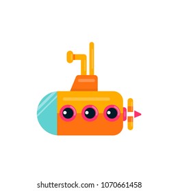 cartoon submarine vector