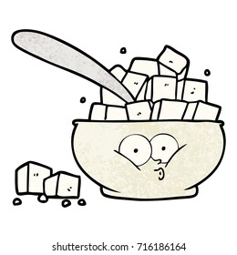 cartoon sugar bowl