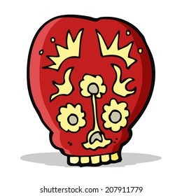 cartoon sugar skull